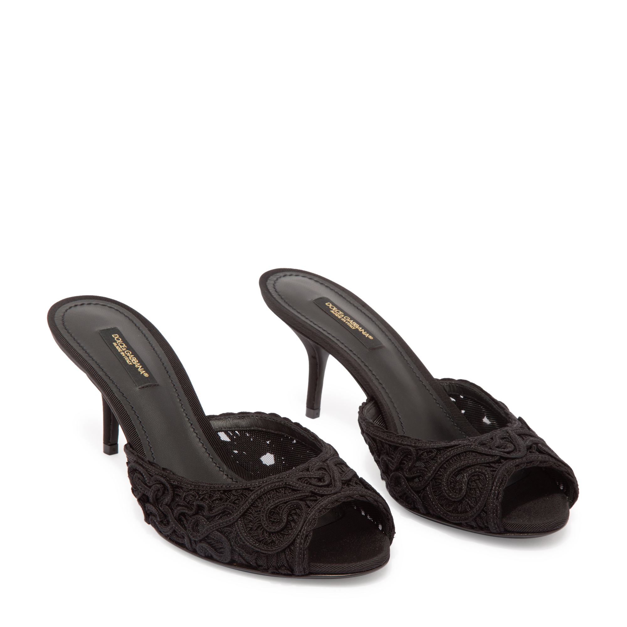 

Kiera Cordonetto mules, Black