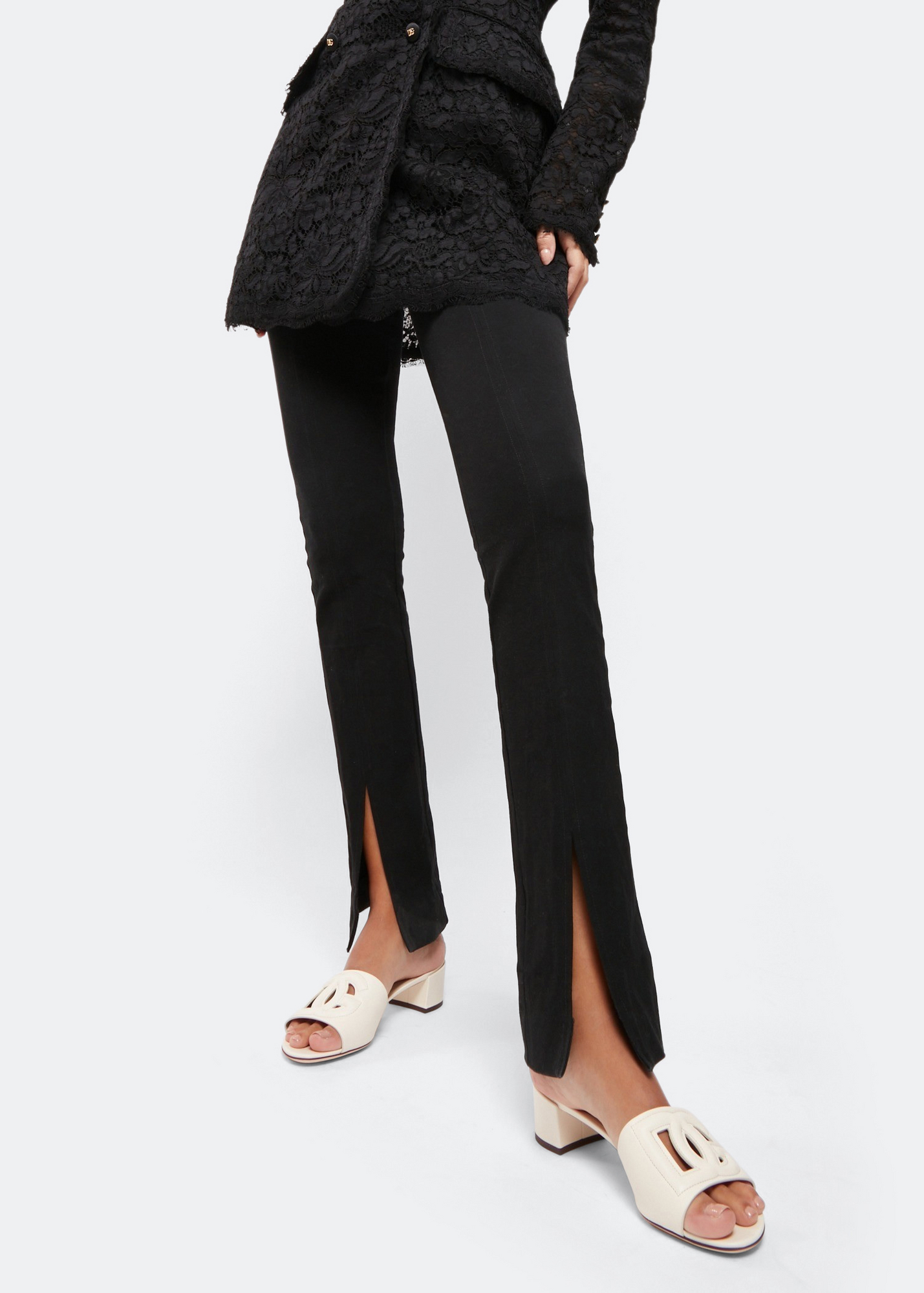 

Bianca sliders, White