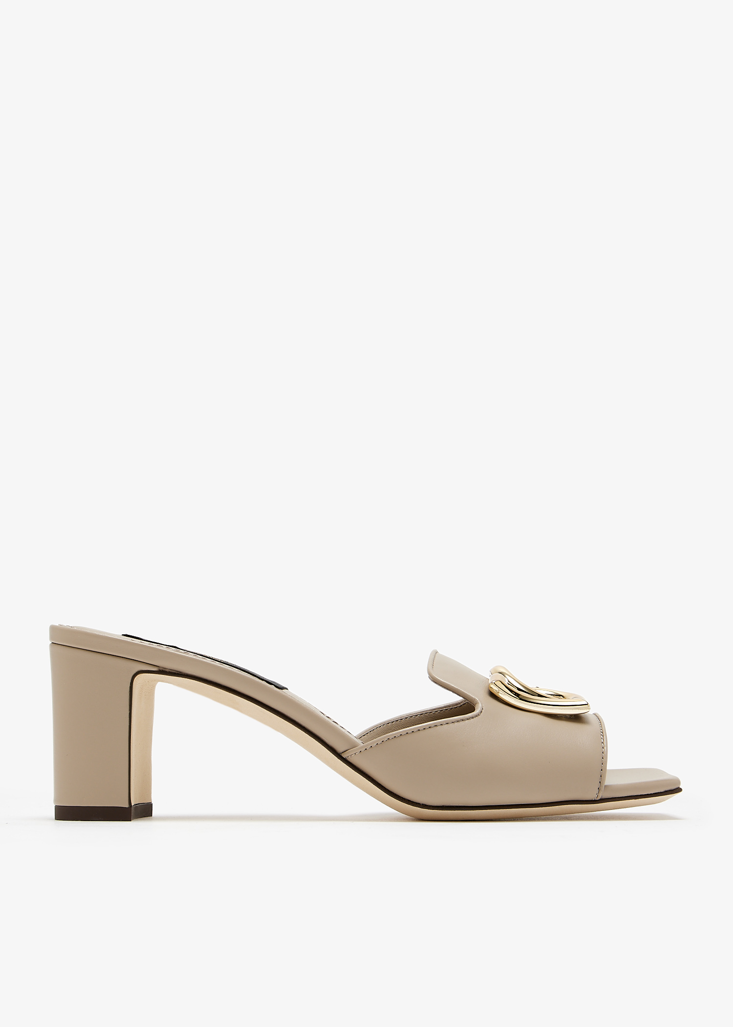 

DG logo sandals, Taupe