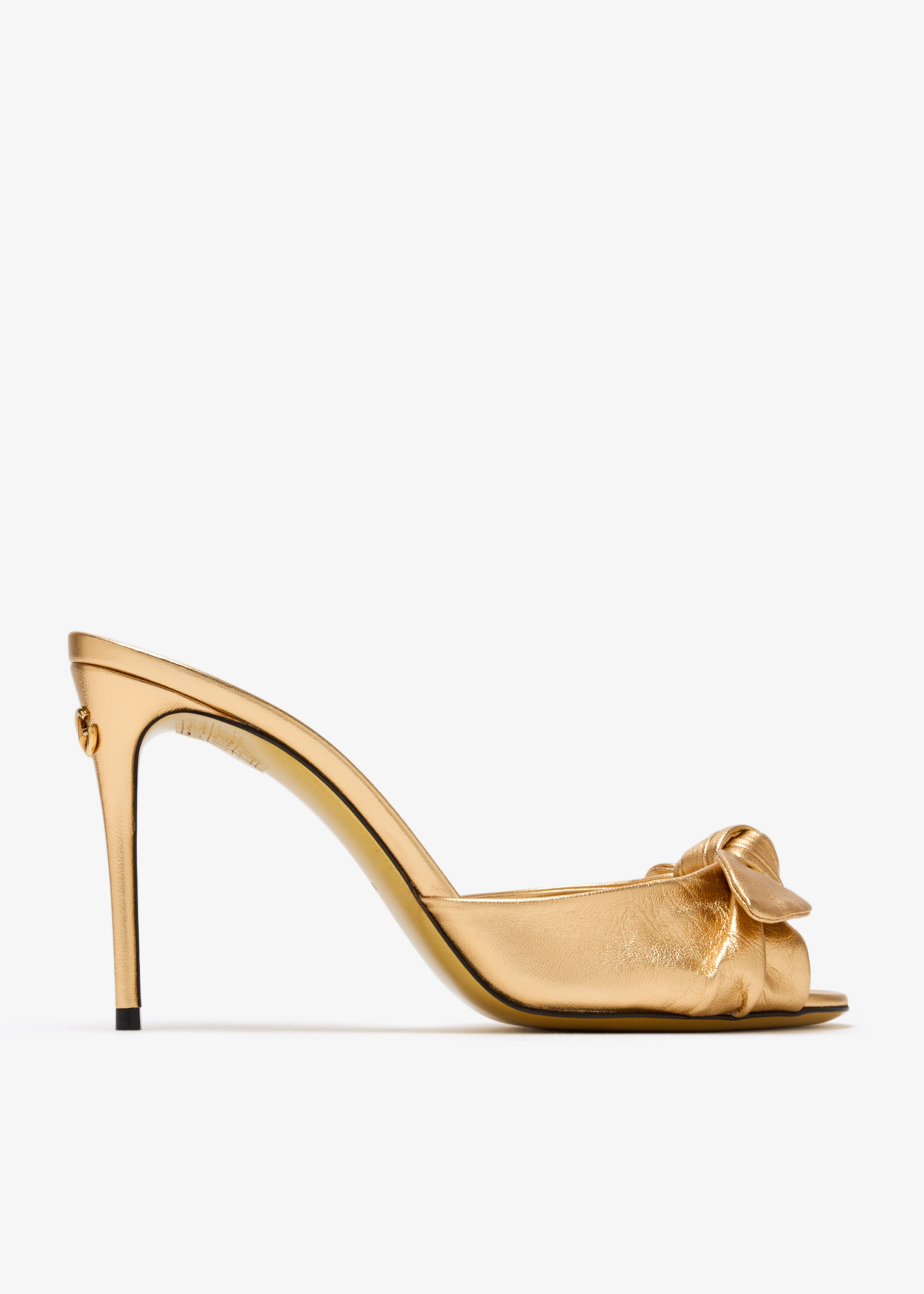 

Mordoré nappa leather sandals, Gold