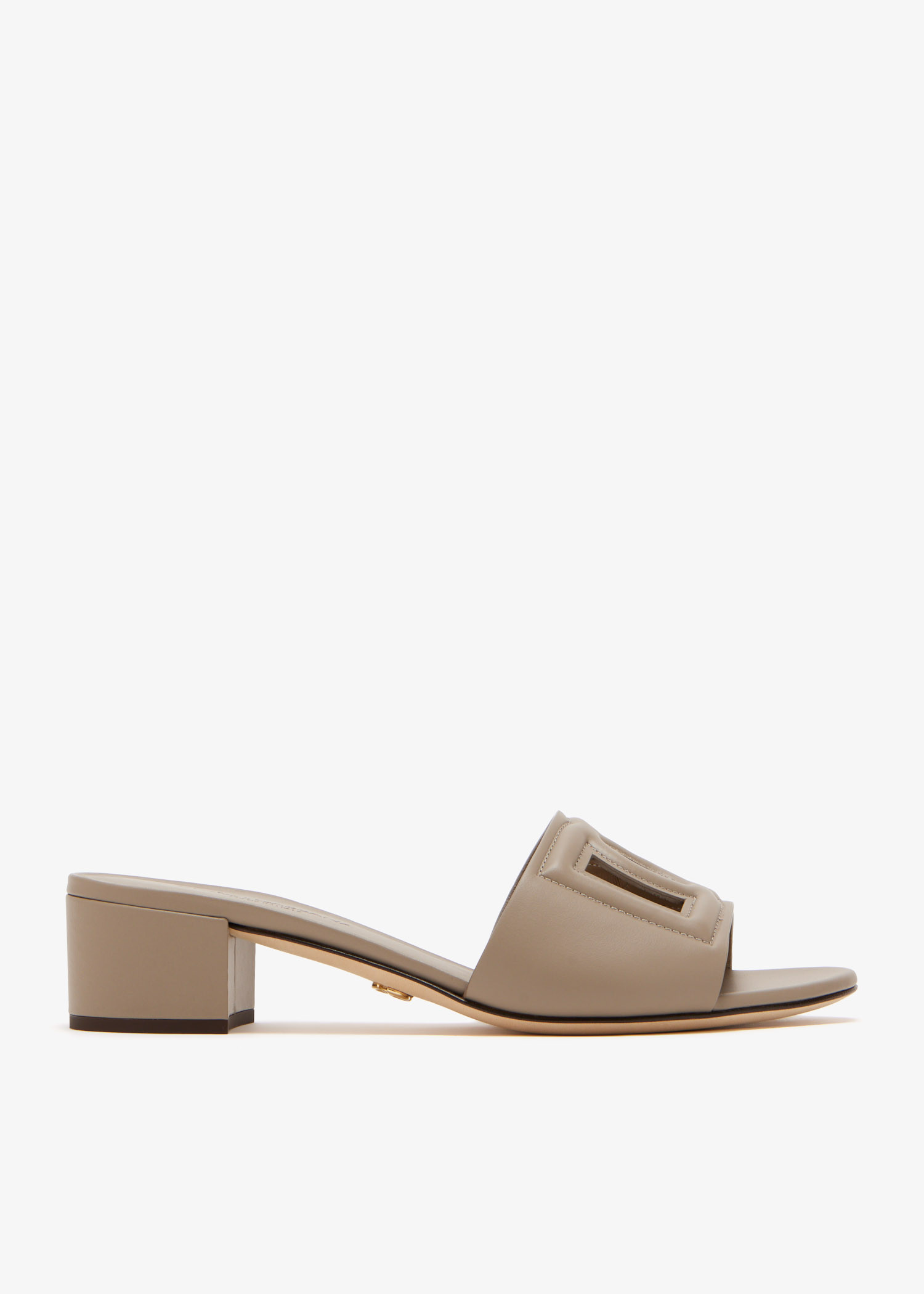 

DG Millennials logo sandals, Beige