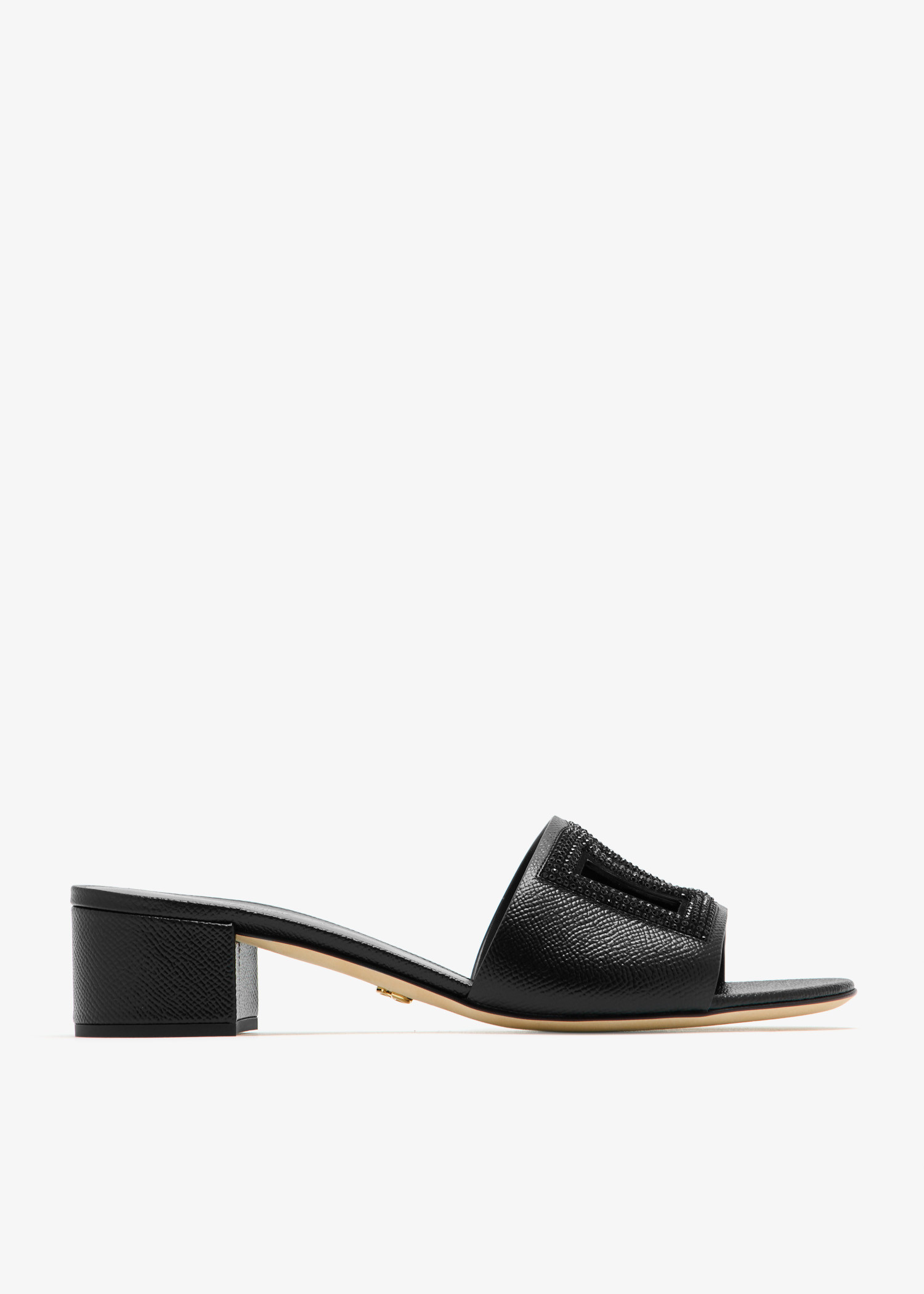 

DG logo sandals, Black
