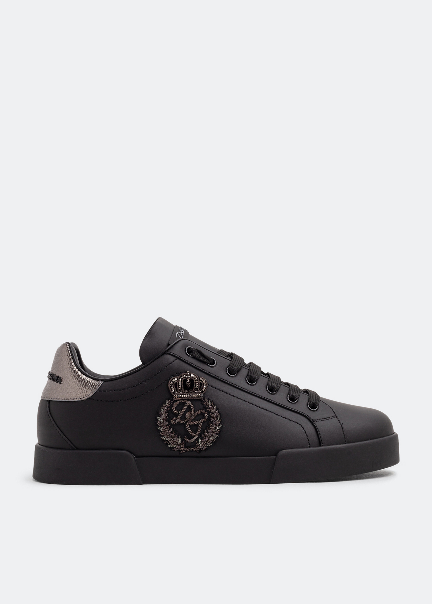 

Portofino calfskin sneakers, Black