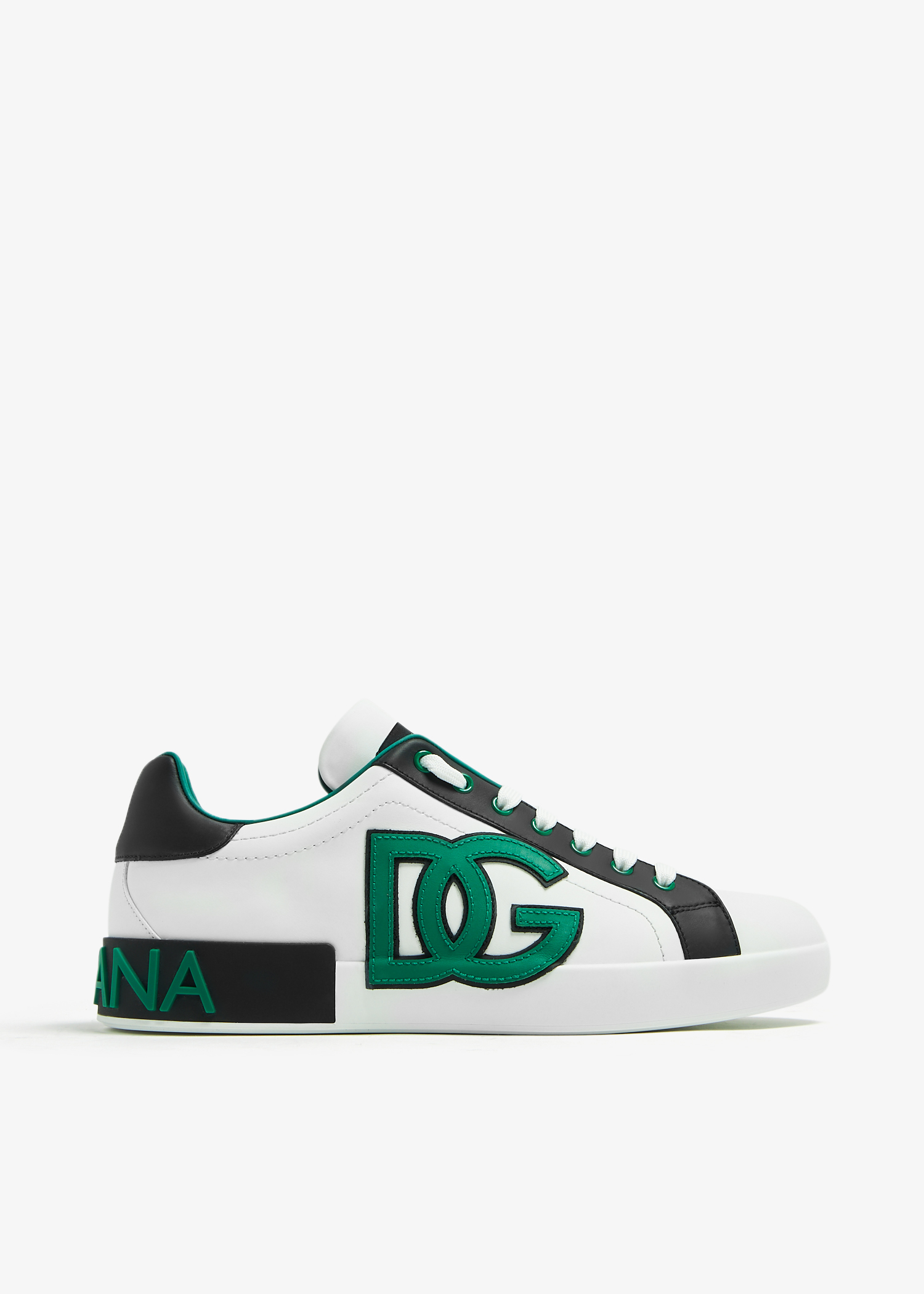 

Portofino calfskin sneakers, White