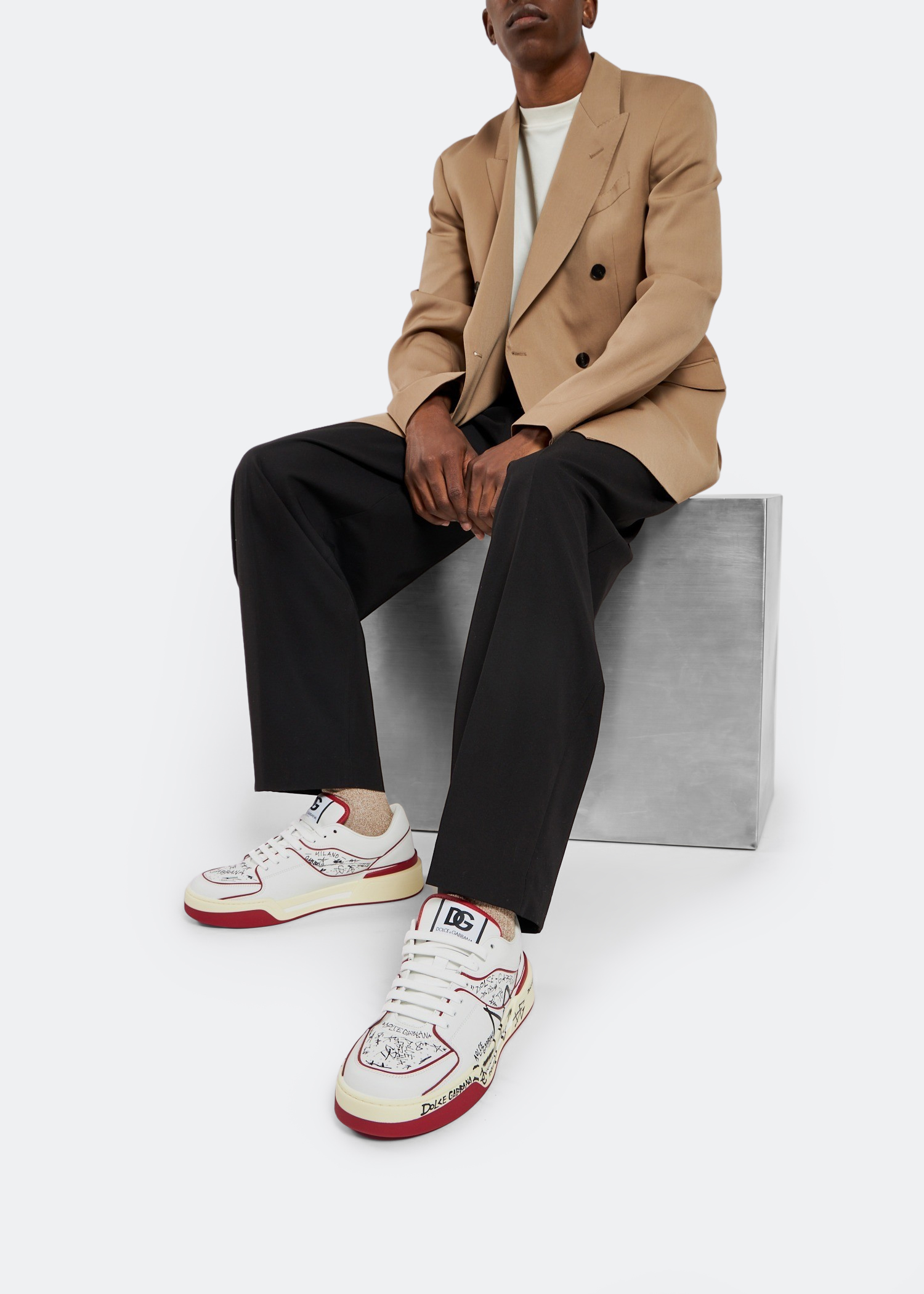 

New Roma sneakers, White