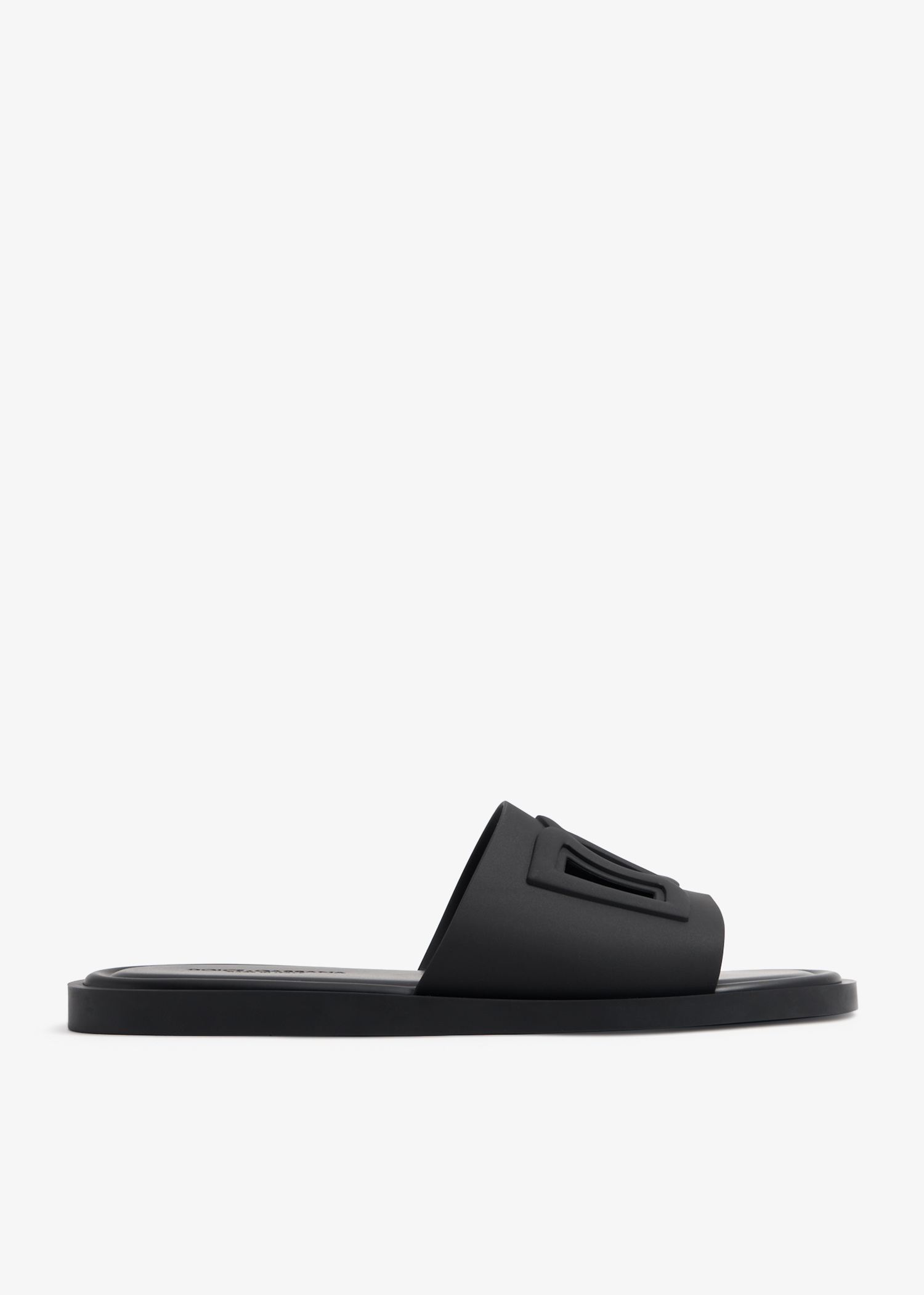 

DG logo rubber slides, Black