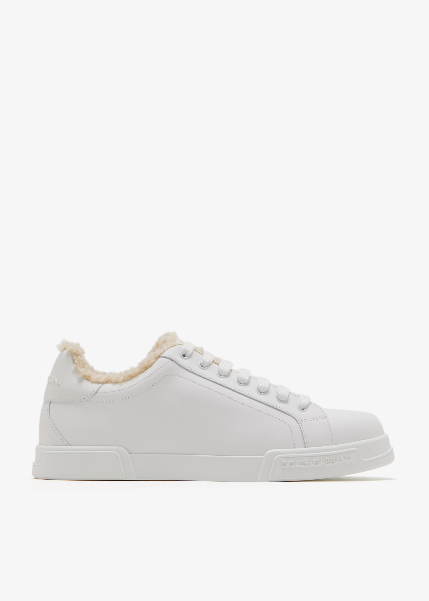 

Portofino Light calfskin sneakers, White