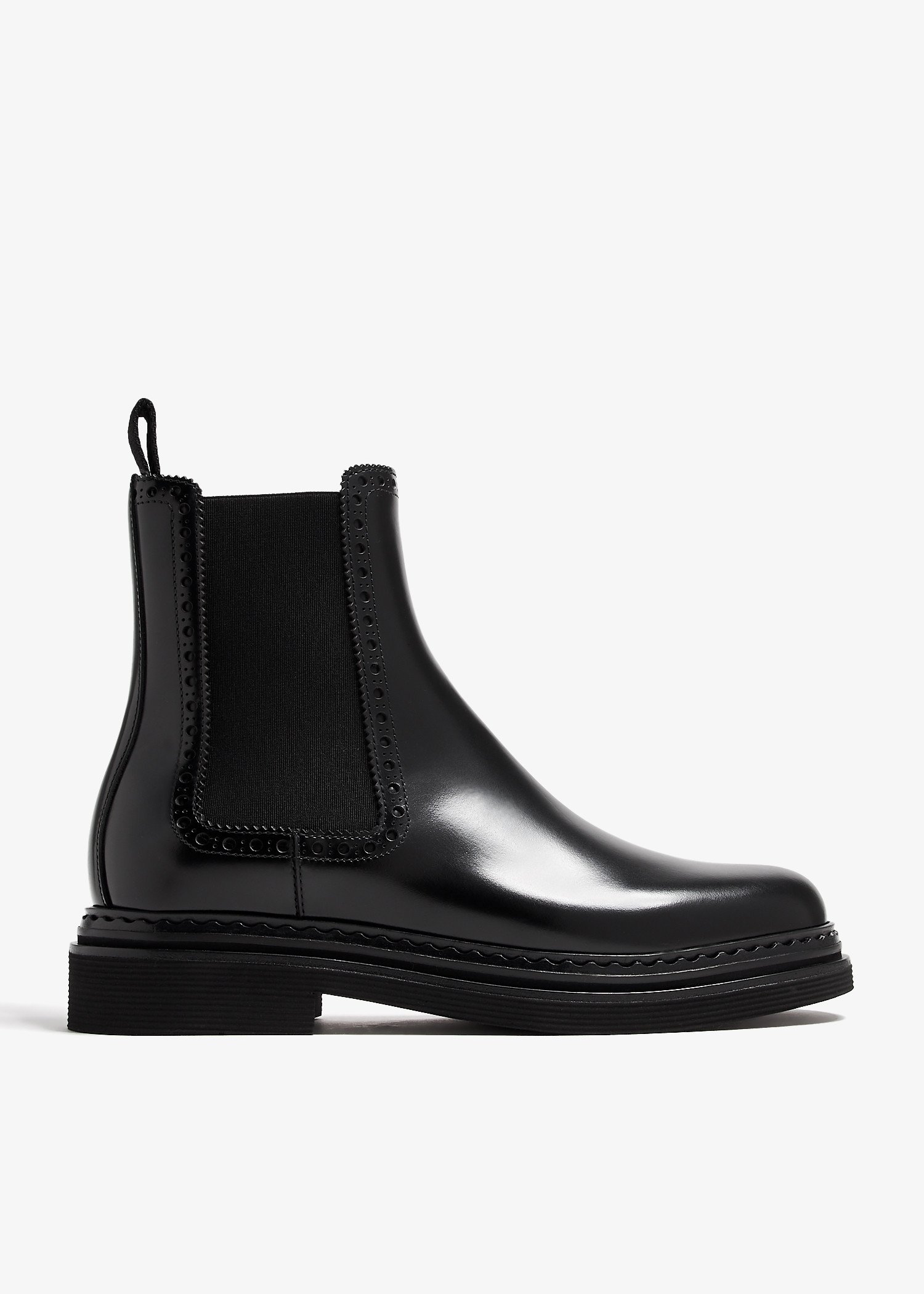 

Leather Chelsea boots, Black