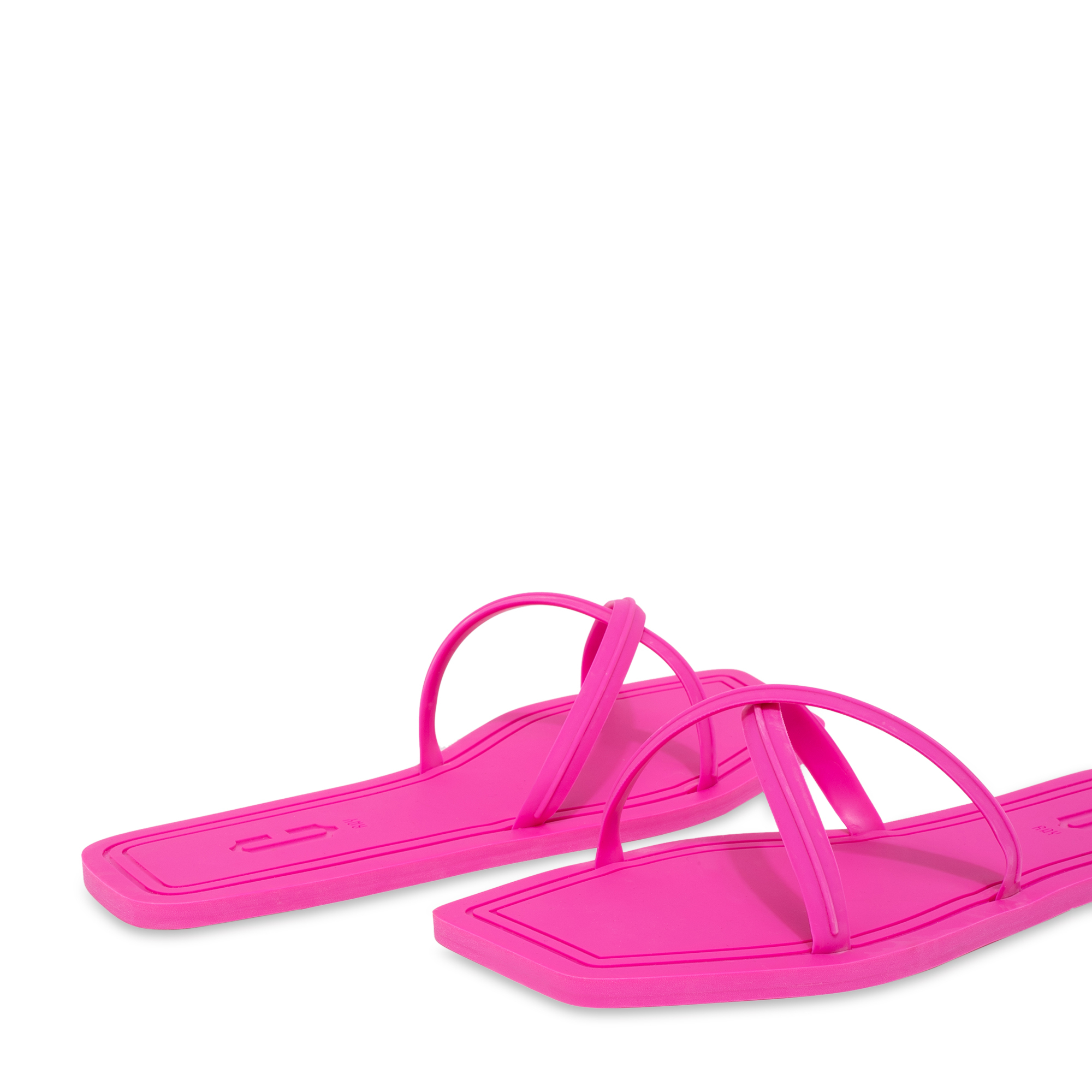 

Cross flip flops, Pink