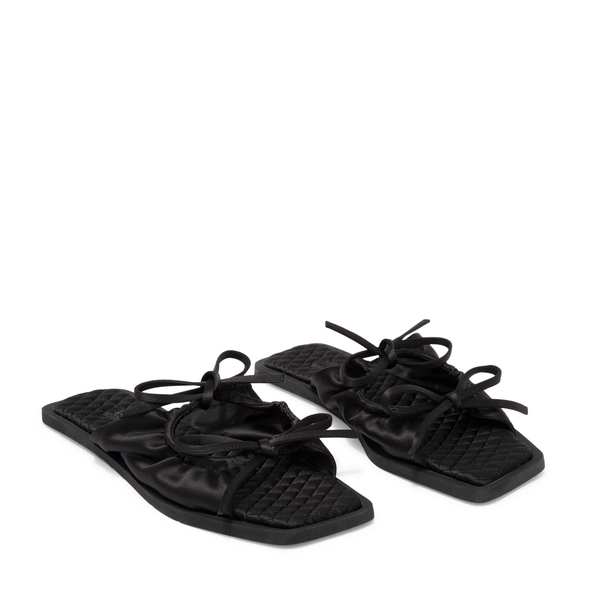 

Adele tie sandals, Black
