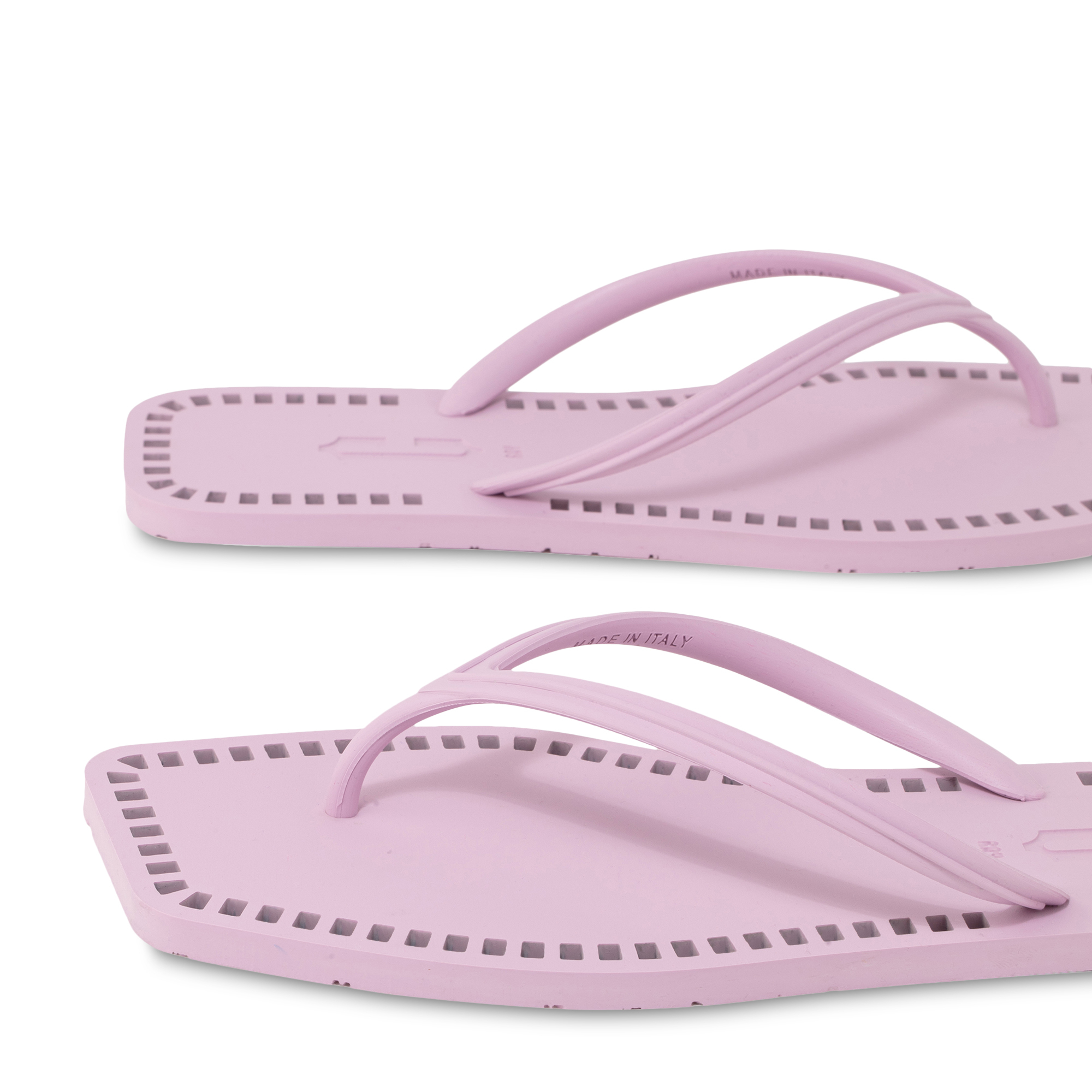 

Thong-strap sandals, Pink