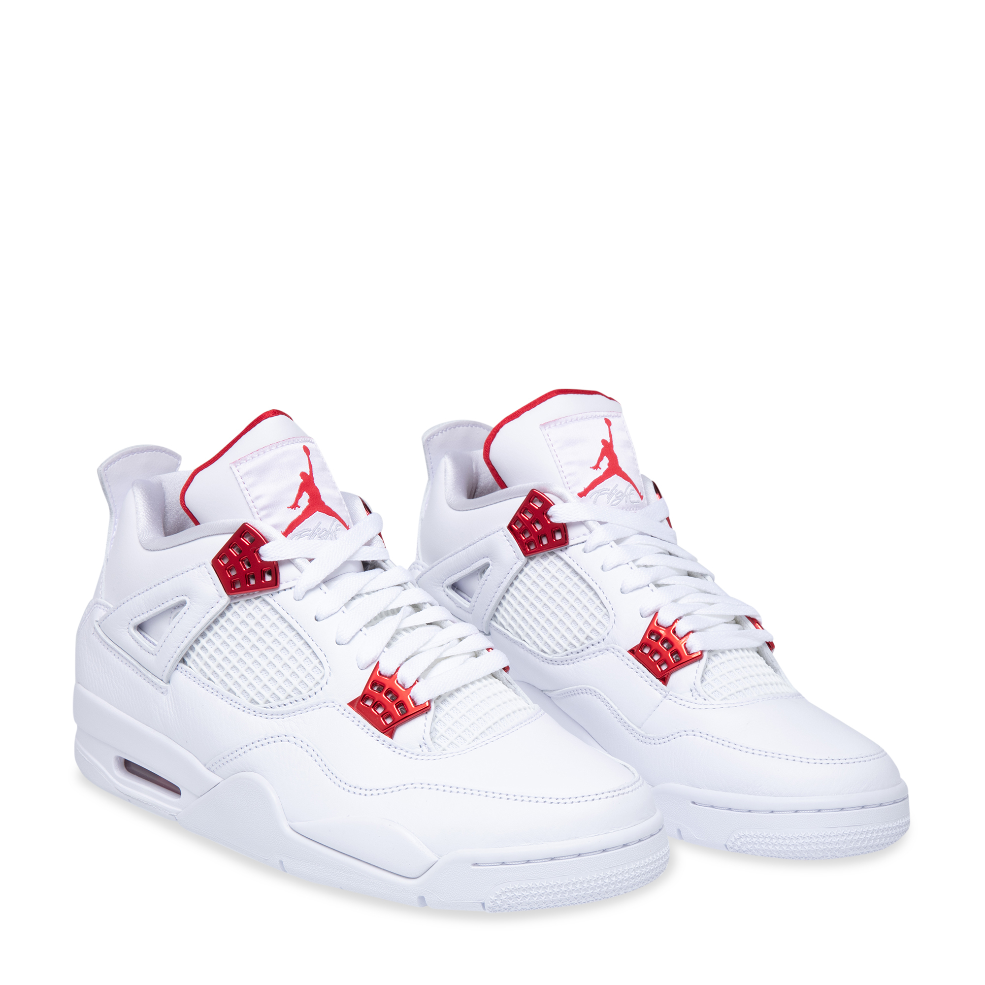 

Air Jordan 4 'Metallic Red' sneakers, White
