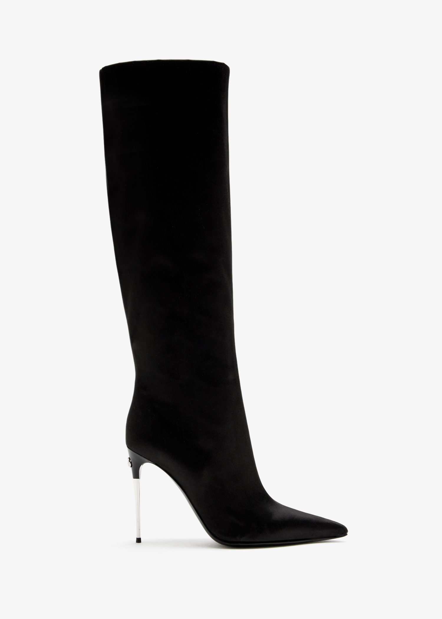 

DG satin boots, Black