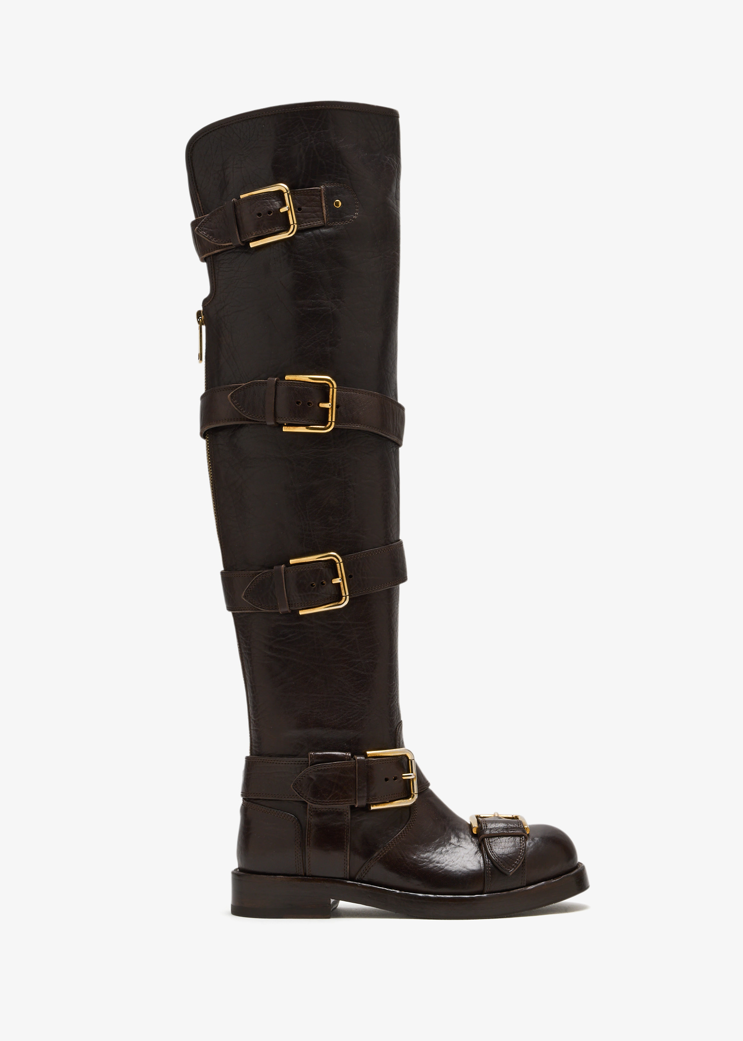 

Horse leather boots, Brown