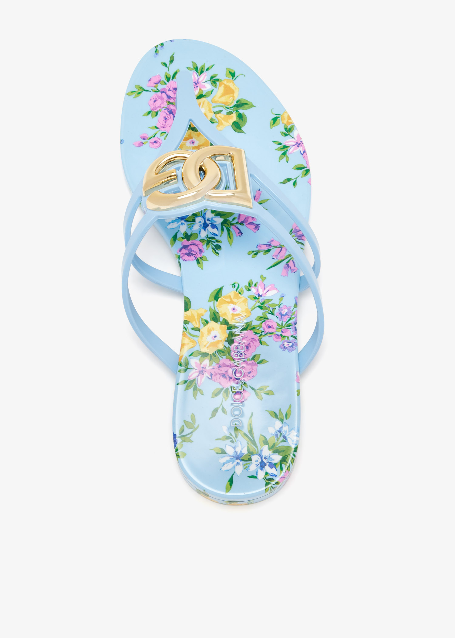 

DG logo slide sandals, Printed