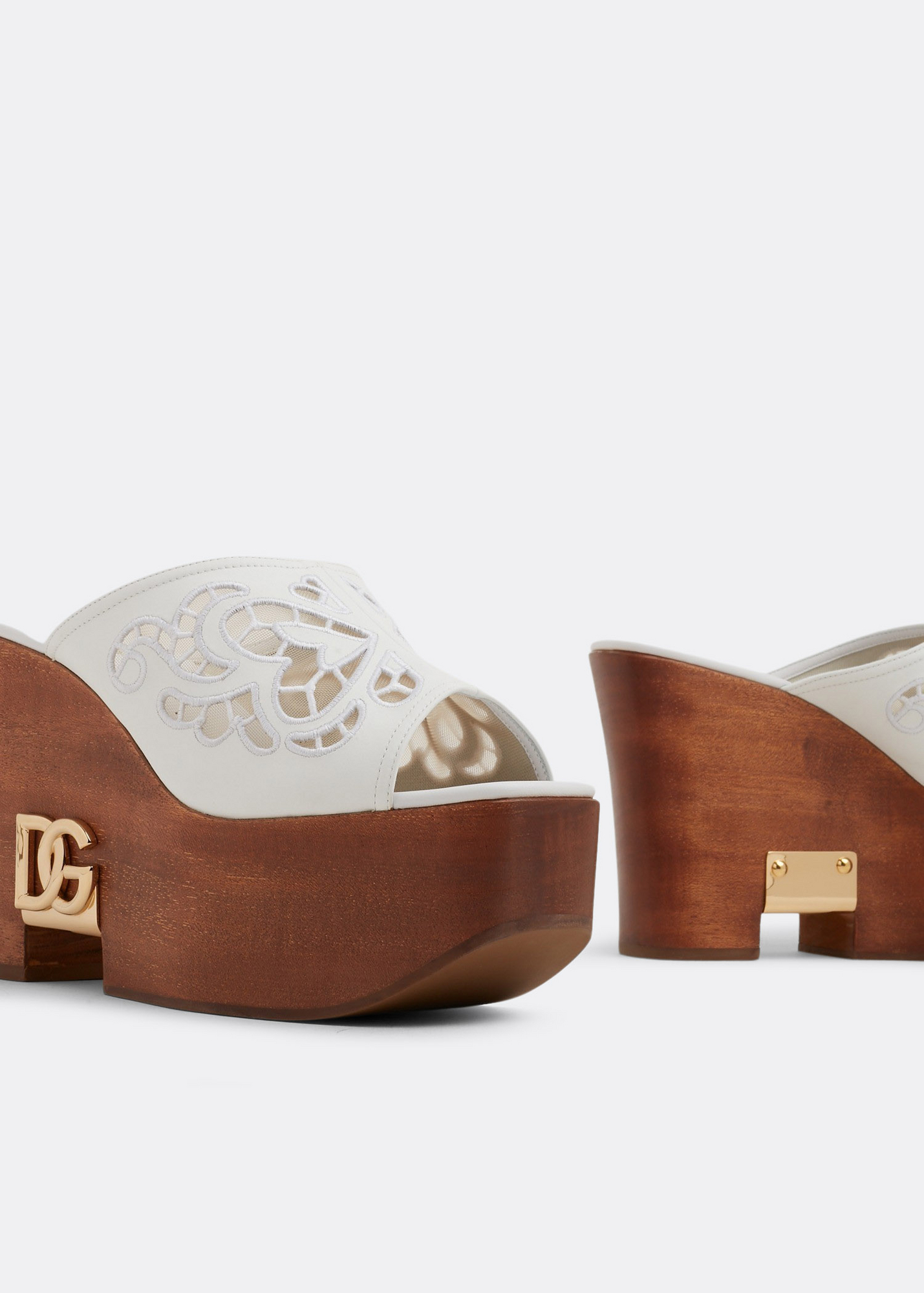 

Brigitte wedges, White