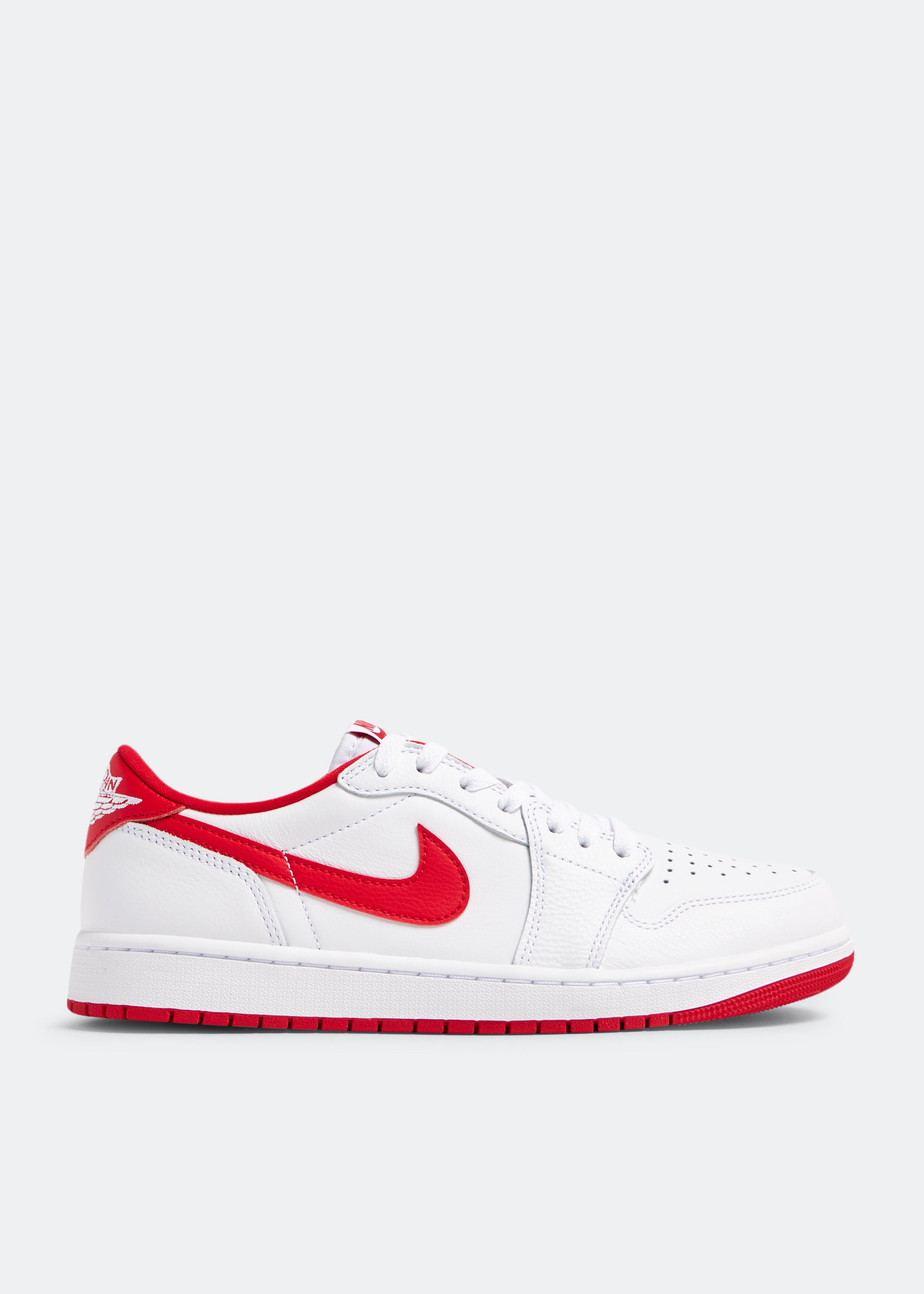 Nike Air Jordan 1 Low University Red sneakers for Men White in Bahrain Level Shoes