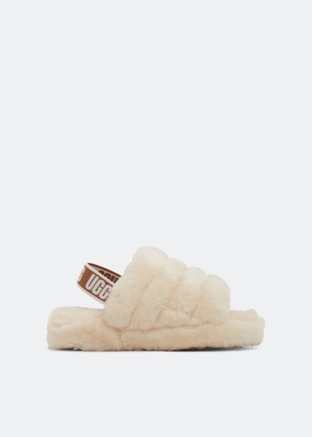 white ugg slippers