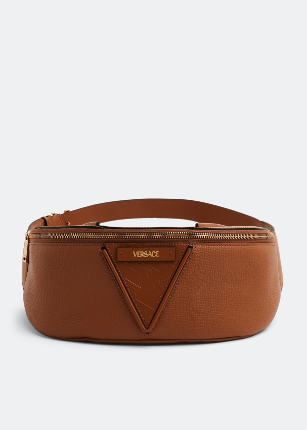 Versace V Greca signature belt bag for Men Brown in UAE Level Shoes