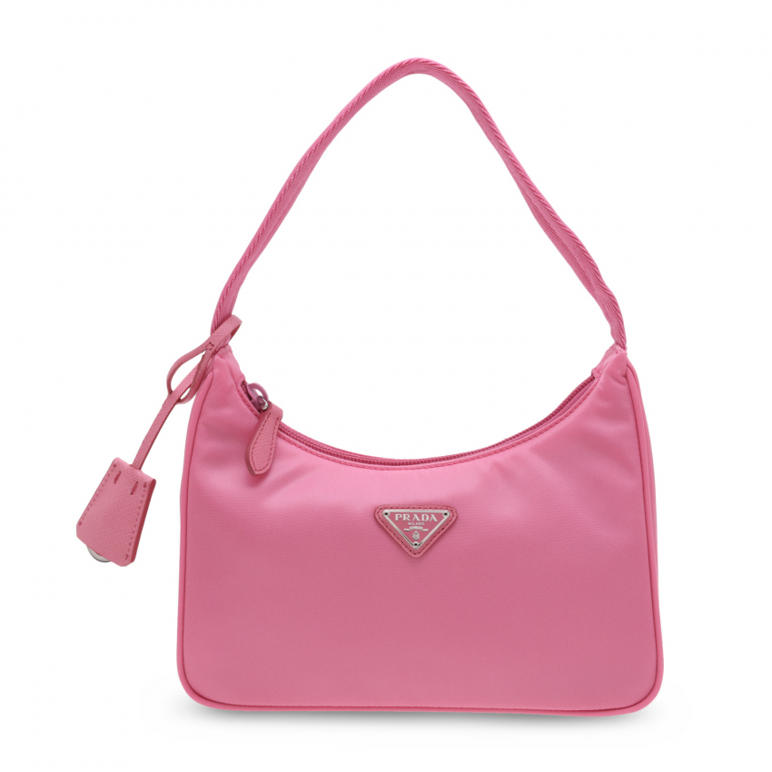 Prada Nylon mini bag for Women - Pink in UAE | Level Shoes