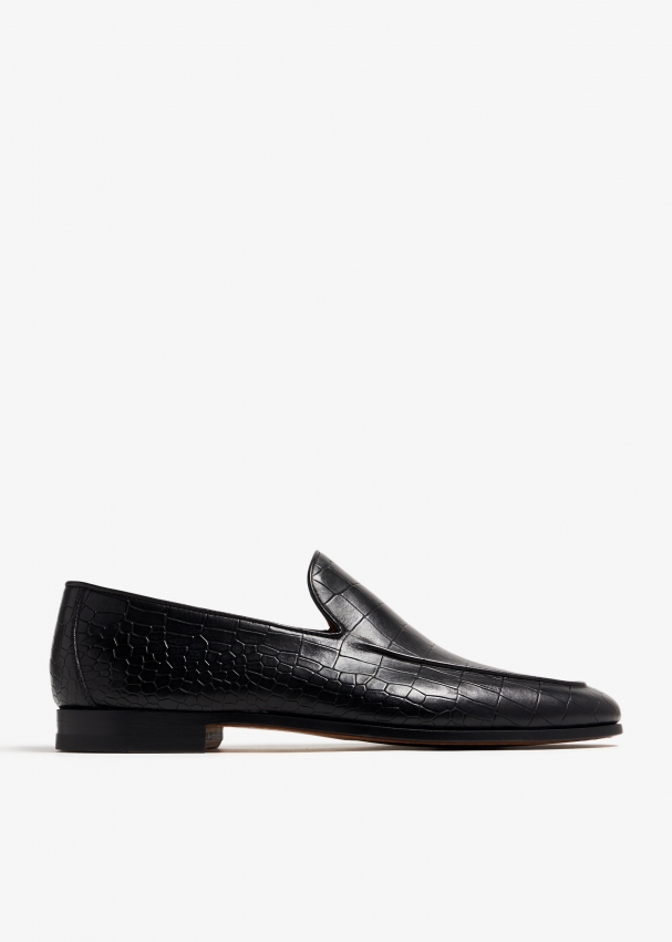 Magnanni Alligator effect-leather 