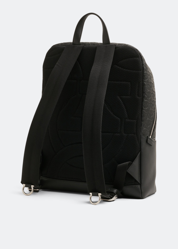 Salvatore Ferragamo Gancini backpack for Men Black in UAE Level Shoes
