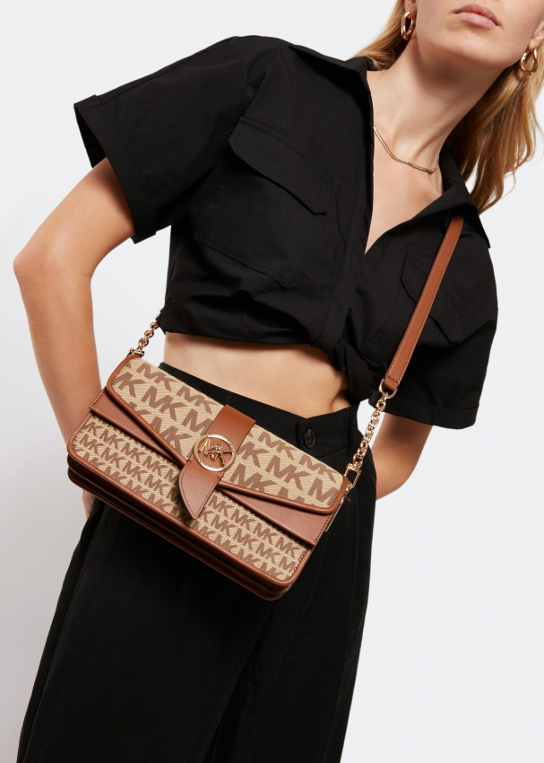 Michael Kors Greenwich medium shoulder bag for Women Prints in UAE