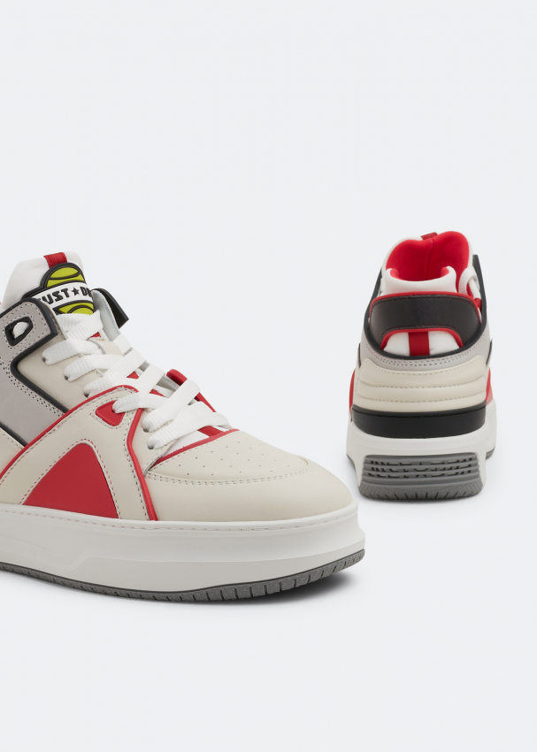 Just Don Courtside Tennis Mid sneakers for Men White in UAE Level Shoes