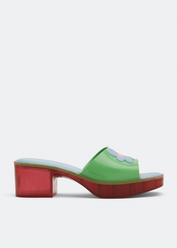 Melissa x Lazy Oaf Shape sandals for Women - Green in UAE | Level Shoes