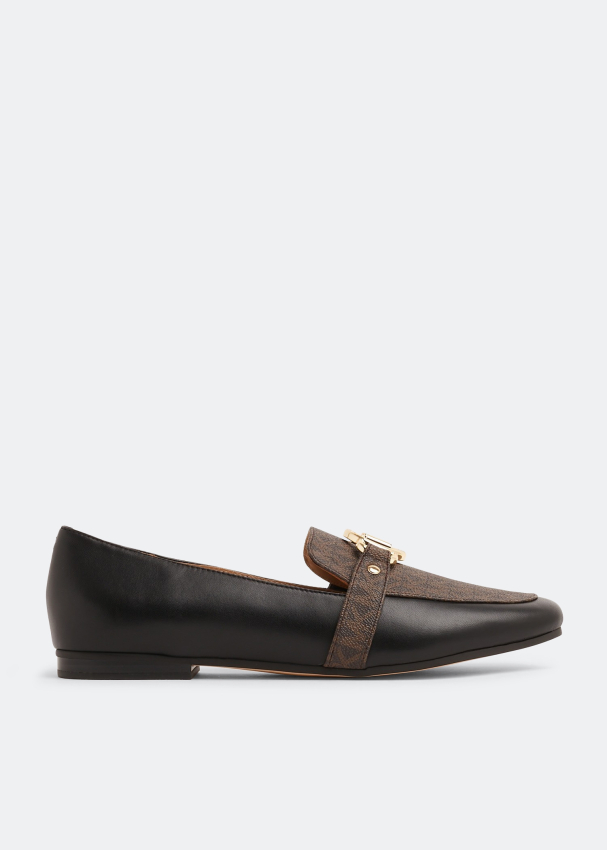 michael kors brown loafers