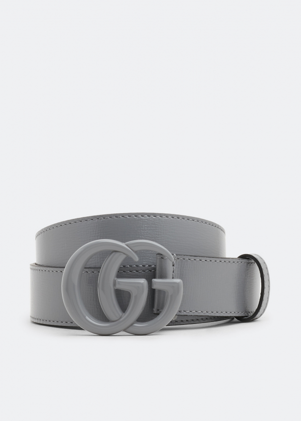 Gucci GG Marmont thin belt for Men - Grey in UAE | Level Shoes