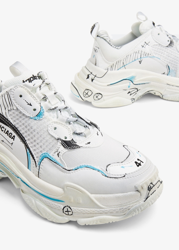 Balenciaga Triple S Sketch sneakers for Men White in UAE Level Shoes