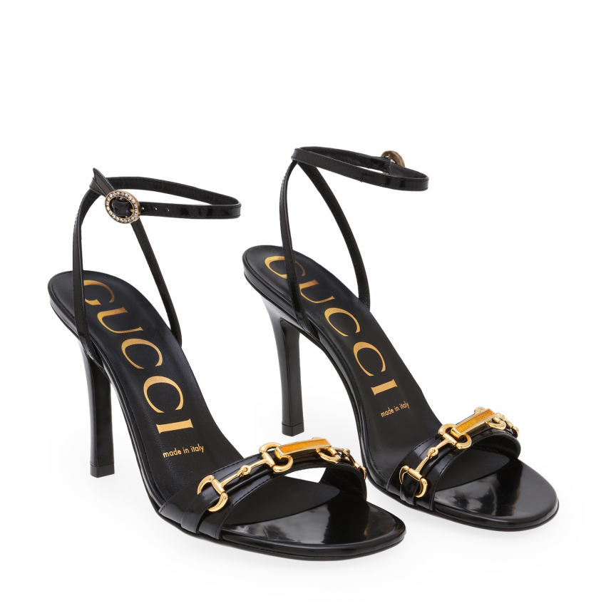 Gucci Horsebit high-heel sandals for Women - Black in UAE | Level Shoes