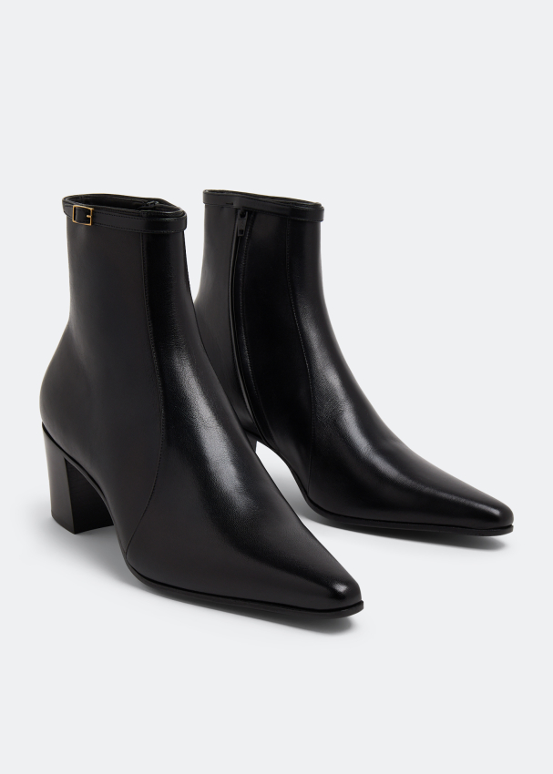 Saint Laurent Arsun zipped boots for Men - Black in UAE | Level Shoes