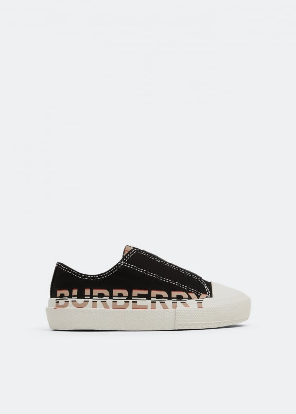 burberry canvas trainers