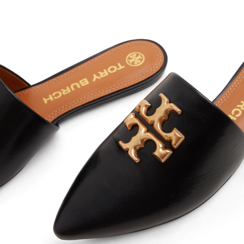 Tory Burch Eleanor mules for Women - Black in UAE | Level Shoes Tory Burch Eleanor mules for Women - Black in UAE | Level Shoes