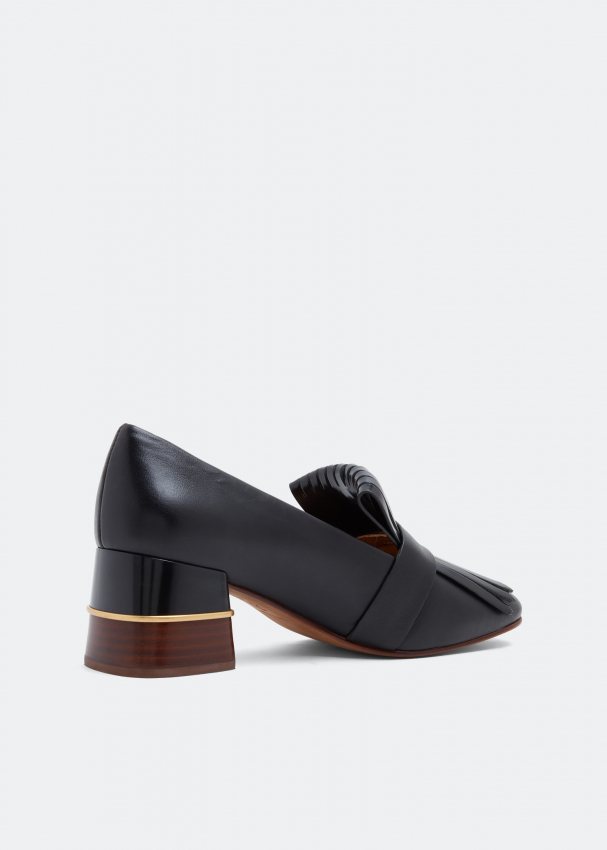 Tory Burch Multi-Logo Kiltie heeled loafers for Women - Black in UAE |  Level Shoes