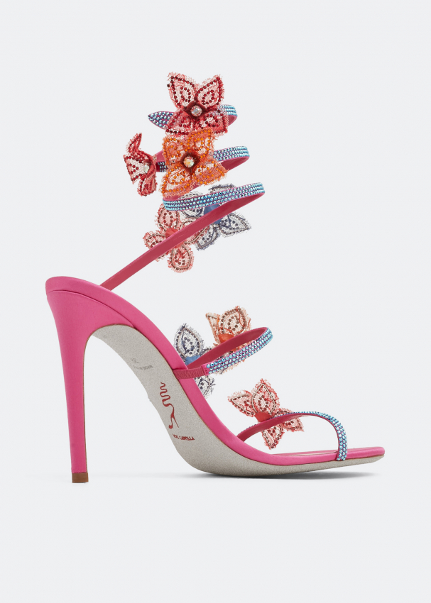René Caovilla Floriane sandals for Women - Pink in UAE | Level Shoes