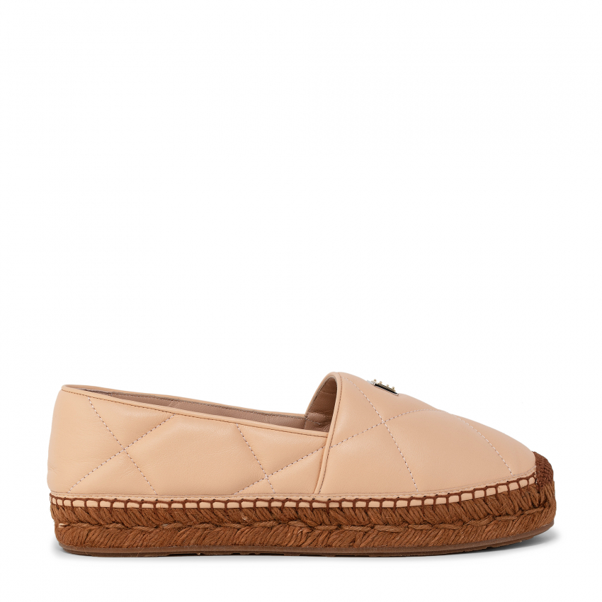 leather flatform espadrilles