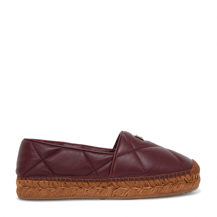 leather flatform espadrilles