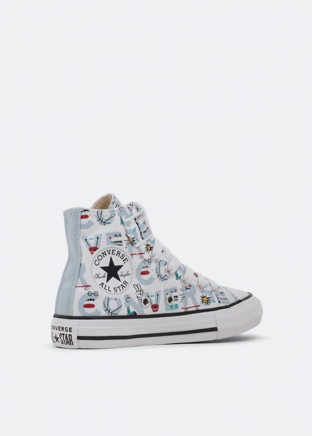 Converse Chuck Taylor All Star 1V high top sneakers for Girl - White in UAE  | Level Shoes
