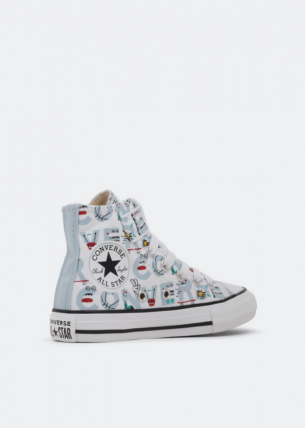 Converse Chuck Taylor All Star 1V high top sneakers for Girl - White in UAE | Level Shoes Converse Chuck Taylor All Star 1V high top sneakers for Girl - White in UAE | Level Shoes