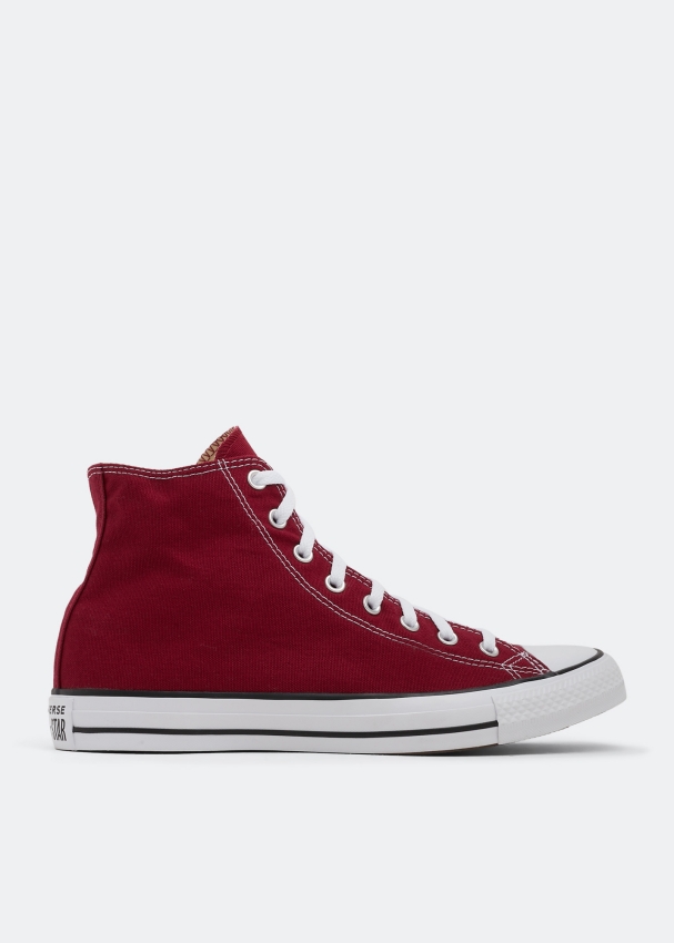 mens burgundy converse high tops