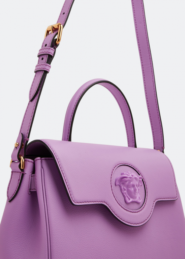 Versace La Medusa medium top handle bag for Women Purple in UAE