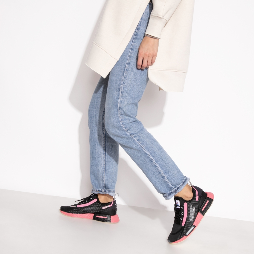 Adidas NMD_R1 Spectoo sneakers for Women - Black in UAE | Level Shoes