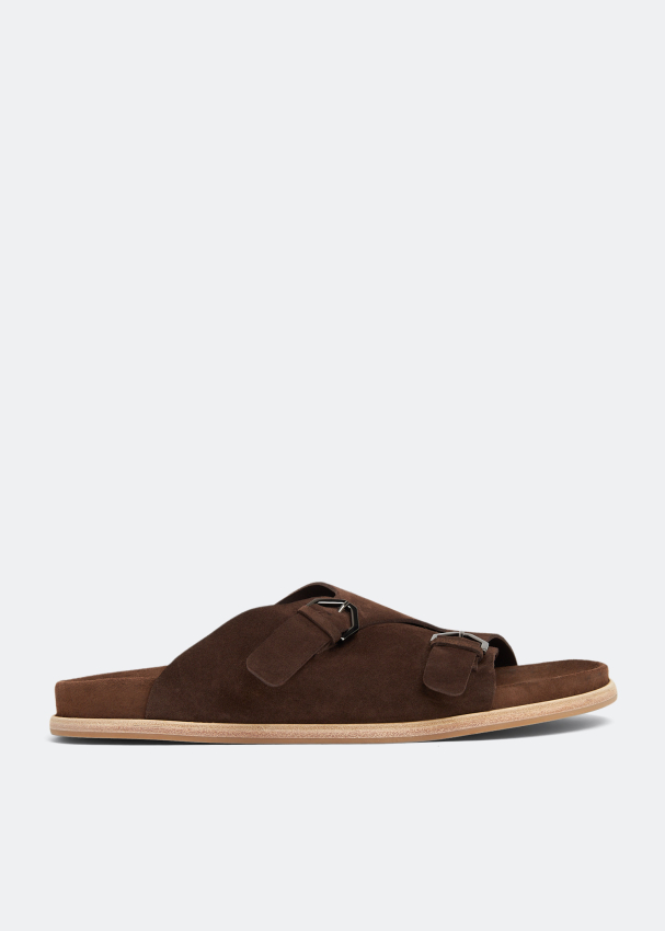 Hyusto Marvin sandals for Men - Brown in UAE | Level Shoes