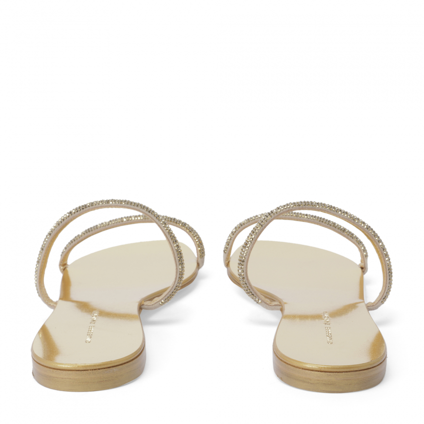 Giuseppe Zanotti Croisette crystal sandals for Women - Gold in UAE 