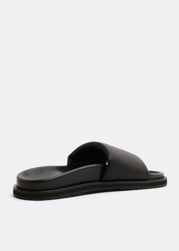 Amiri Leather slides for Men - Black in UAE | Level Shoes