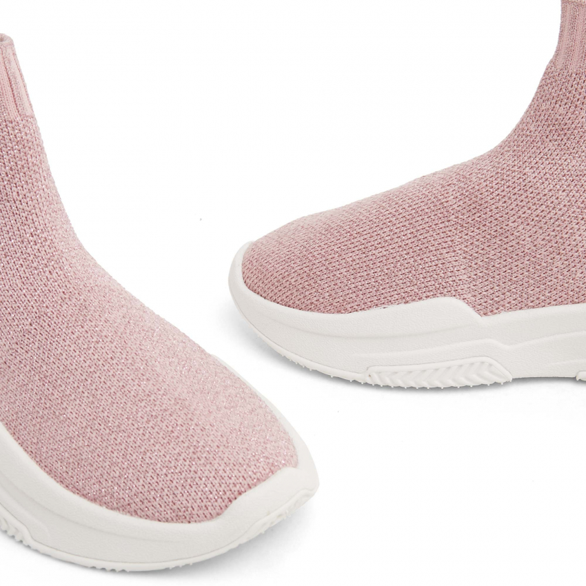 mallet pink sock trainers