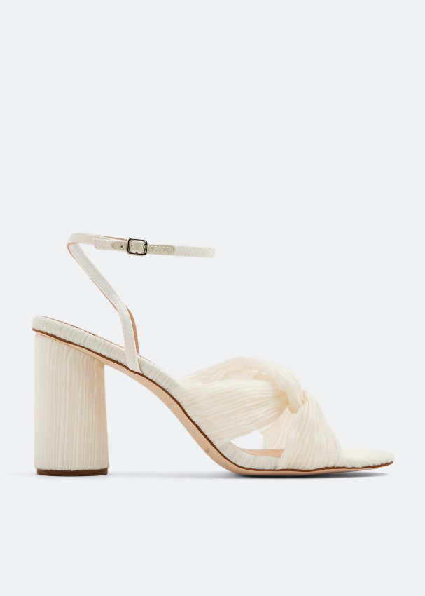 Loeffler Randall Reed High Heel Pleated Sandals in Beauty, Size 5 New in Box main image 1